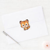 Schattig Dier Vierkante Sticker (Envelop)