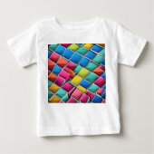Schattig Dier Vrienden Baby T-shirt" (Voorkant)