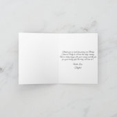 Schattig Dieren Baby shower Gevouwen Dank u kaart (Binnen)