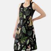 Schattig Dieren: Waterverf Hand getrokken. Schort (Insitu)