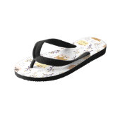 Schattig dierenhoofd en bloemmotief kinder teenslippers (Schuin)