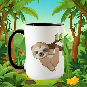 schattig dierenvriend voegt monogram toe mok