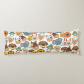 Schattig dierlijk boerderij koeien konijnen kinder lichaamskussen (Achterkant)