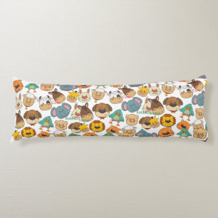 Schattig dierlijk boerderij koeien konijnen kinder lichaamskussen