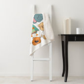 Schattig dierlijk boerderij olifant kind konijnen sherpa deken (In situ)