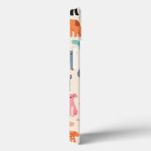 Schattig Dierlijk Design Naadloos Hond & Kattenpat Case-Mate iPhone Case (Achterkant / Rechts)
