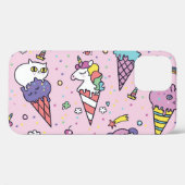 Schattig Dierlijk Ijsje Kegels Case-Mate iPhone Case (Achterkant (horizontaal))