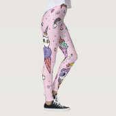 Schattig Dierlijk Ijsje Kegels Leggings (Rechts)