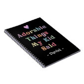 Schattig ding mijn kind zei notitieboek (Rechterzijde)