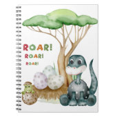 Schattig dinosaurus Notitieboek (Voorkant)