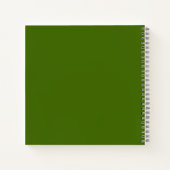 schattig dinosaurus spiraal Notitieboek (Achterkant)