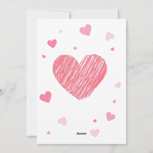 schattig dinosaurus Valentijn vakantie vrouw Kaart (Achterkant)