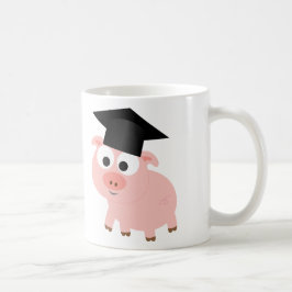 Schattig diploma varken koffiemok