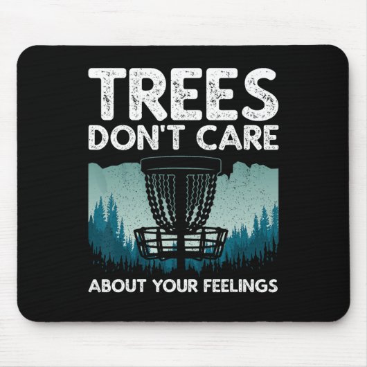 Schattig discgolf ontwerp voor mannen vrouwen disc muismat (Voorkant)