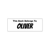 Schattig Dit Boek Is Van Jongensnaam  Zelfinktende Stempel (Design)