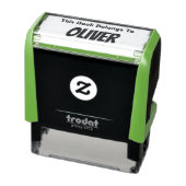 Schattig Dit Boek Is Van Jongensnaam  Zelfinktende Stempel (Product)