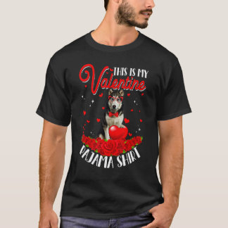 Schattig Dit Is Mijn Valentijn Pyjama Siberische H T-shirt