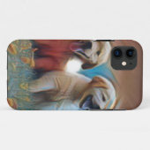 Schattig Dog Artwork Case-Mate iPhone Case (Achterkant (horizontaal))