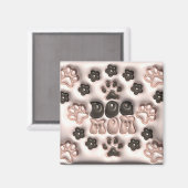 Schattig Dog Mam Magneet (Voorkant / Achterkant)