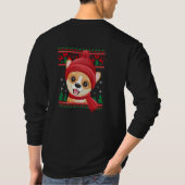 schattig-doodle-puppy-kerst t-shirt (Achterkant)