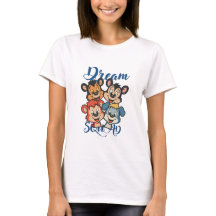 Schattig Droomteam Vintage Cartoon Dieren Kinderen