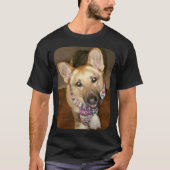 Schattig Duits Herdershond Zwart & Tan Unisex T-shirt (Voorkant)