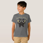 Schattig Duivel Karakter - Klein Monster Groot Har T-shirt (Voorkant volledig)