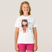 Schattig Duivels Schattig Klein Duiveltje Hallowee T-shirt (Voorkant volledig)