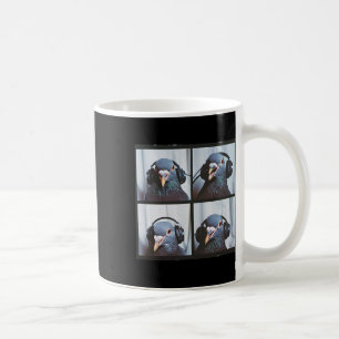 Schattig Duivengezicht Autisme Sensorische Vogel A Koffiemok