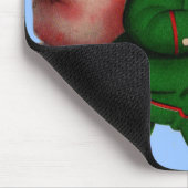 schattig e-mailkitten voor kerstpakketten muismat (Hoek)