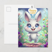 Schattig Easter Bunny Briefkaart (Voorkant / Achterkant)