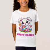 Schattig Easter Bunny T-shirt voor kinderen (Voorkant)