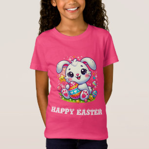 Schattig Easter Bunny T-shirt voor kinderen
