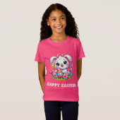 Schattig Easter Bunny T-shirt voor kinderen (Voorkant volledig)