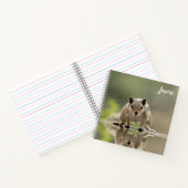 Schattig eekhoorn dier notitieboek (Binnen)