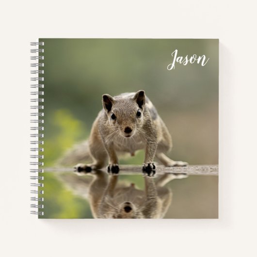 Schattig eekhoorn dier notitieboek (Voorkant)