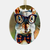Schattig eekhoorn keramisch ornament (Rechts)