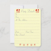 schattig eekhoorn sneeuw scène kerstfeest kaart (Achterkant)