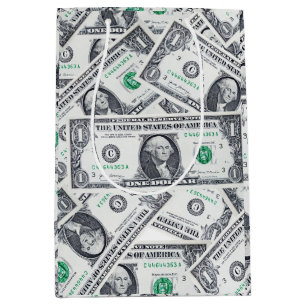 Schattig een dollar Bill GIFT TAS Medium Cadeauzakje