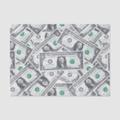 Schattig een dollar Bill TISSUE PAPIER (Voorkant)