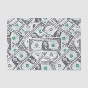 Schattig een dollar Bill TISSUE PAPIER