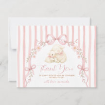 Schattig Een klein lammetje baby shower Roze Strik