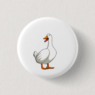 Schattig Eend Ontwerp Mannen Watervogels Vogel Hui Ronde Button 3,2 Cm