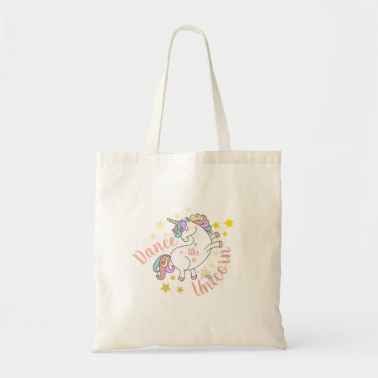 Schattig Eenhoorn Aanmoediging Tote Bag (Voorkant)