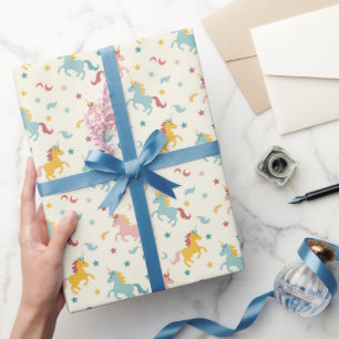 Schattig eenhoorn cadeaupapier