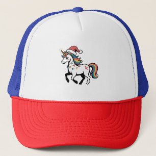 Schattig Eenhoorn Hert Rendier Kerstlichtjes Grapp Trucker Pet
