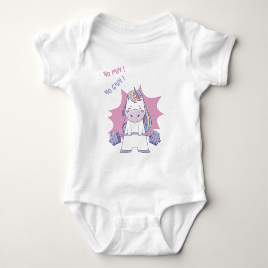 Schattig eenhoorn romper (Voorkant)