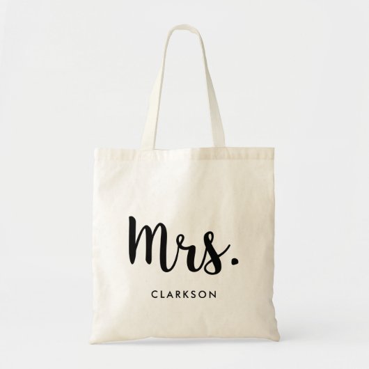 Schattig eenvoudig mevrouw tote bag (Voorkant)
