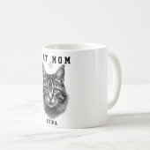 Schattig Eenvoudig Ontwerp Aangepaste Kat Moeder Z Koffiemok (Voorkant rechts)