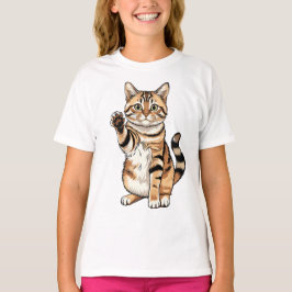 Schattig eenvoudig ontwerp mannen kattenliefhebber t-shirt